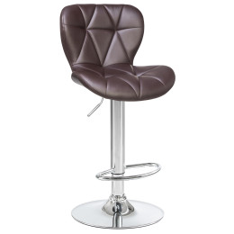 5022-LM BARNY, цвет сиденья коричневый, цвет основания хром