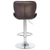 5022-LM BARNY, цвет сиденья коричневый, цвет основания хром