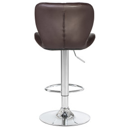 5022-LM BARNY, цвет сиденья коричневый, цвет основания хром