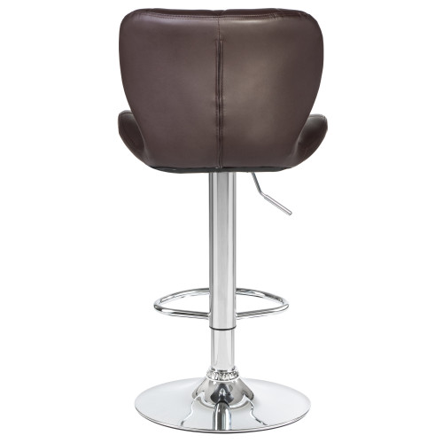 5022-LM BARNY, цвет сиденья коричневый, цвет основания хром