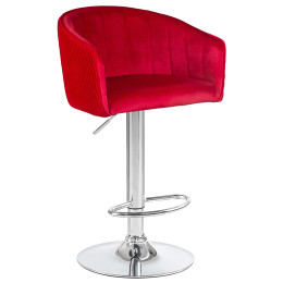 5025-LM DARCY, цвет сиденья малиновый (1922-14), цвет основания хром