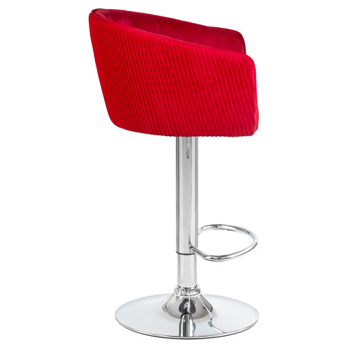 5025-LM DARCY, цвет сиденья малиновый (1922-14), цвет основания хром