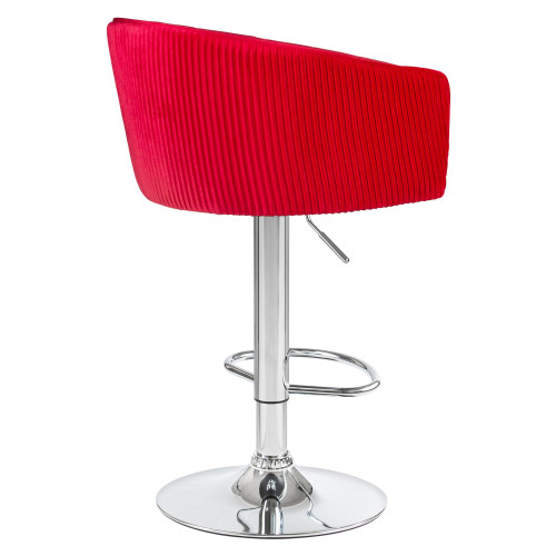 5025-LM DARCY, цвет сиденья малиновый (1922-14), цвет основания хром