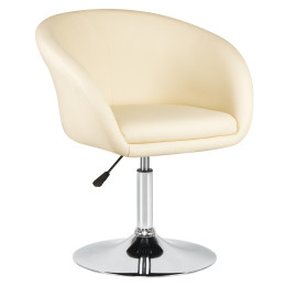 8600-LM, цвет сиденья кремовый, цвет основания хром