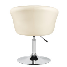 8600-LM, цвет сиденья кремовый, цвет основания хром