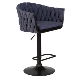 9690-LM LEON, цвет сиденья синий (LAR-275-29), цвет основания черный