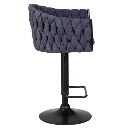 9690-LM LEON, цвет сиденья синий (LAR-275-29), цвет основания черный