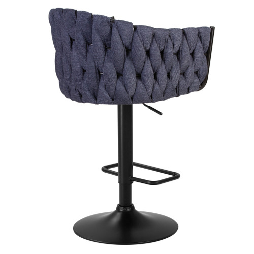 9690-LM LEON, цвет сиденья синий (LAR-275-29), цвет основания черный