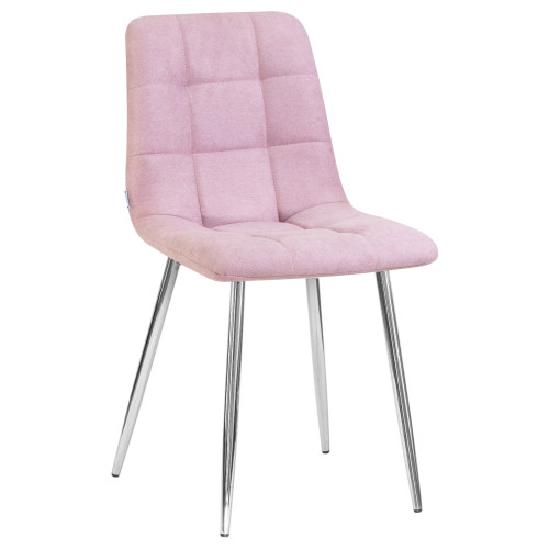 Стул обеденный DOBRIN ALEX (хром ножки, сиреневая ткань (UF860-04B))