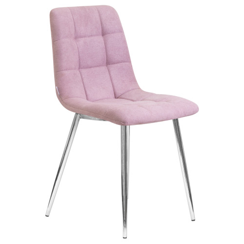 Стул обеденный DOBRIN ALEX (хром ножки, сиреневая ткань (UF860-04B))
