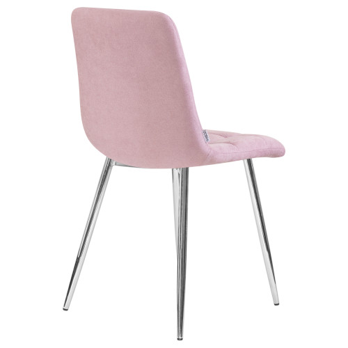 Стул обеденный DOBRIN ALEX (хром ножки, сиреневая ткань (UF860-04B))