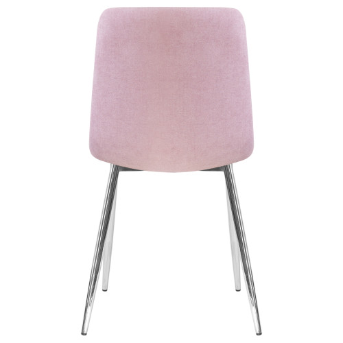 Стул обеденный DOBRIN ALEX (хром ножки, сиреневая ткань (UF860-04B))