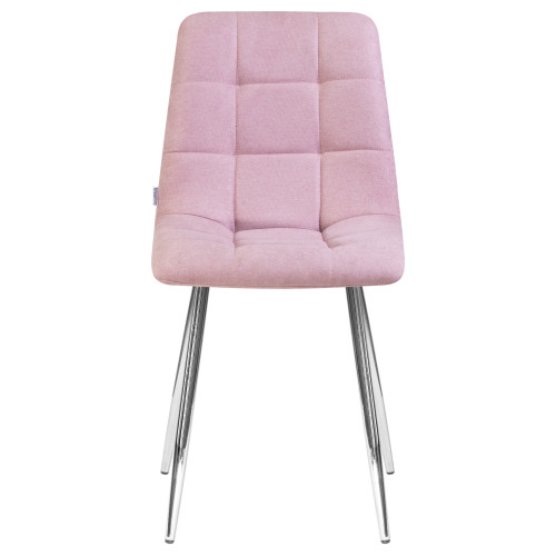 Стул обеденный DOBRIN ALEX (хром ножки, сиреневая ткань (UF860-04B))