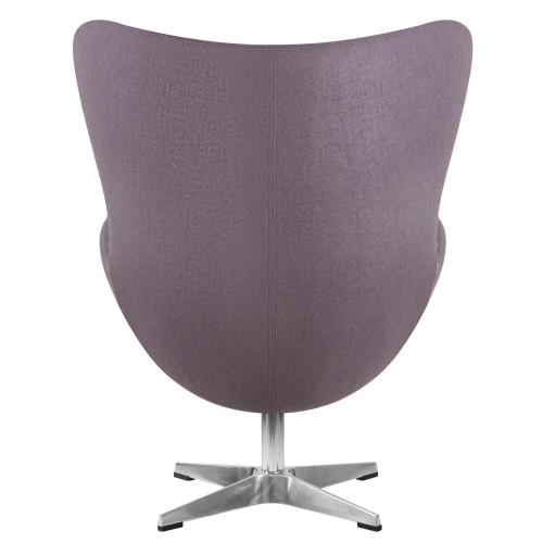 Кресло дизайнерское DOBRIN EGG (серая ткань AF7)