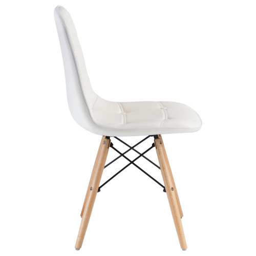 Стул обеденный DOBRIN BENNET (ножки светлый бук, белый)