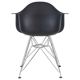 620BPP-LMZL DAW CHROME, цвет сиденья черный, цвет основания хромированная сталь