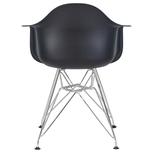 620BPP-LMZL DAW CHROME, цвет сиденья черный, цвет основания хромированная сталь