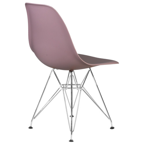 638APP-LMZL DSR, цвет сиденья сиреневый (P-04), цвет основания хромированная сталь