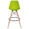 638GPP-LMZL DSW BAR, цвет сиденья салатовый (G-08), цвет основания светлый бук