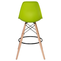 638GPP-LMZL DSW BAR, цвет сиденья салатовый (G-08), цвет основания светлый бук