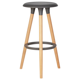 652PP-LMZL ROYCE, цвет сиденья темно-серый (GR-04), цвет основания светлый бук