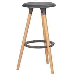 652PP-LMZL ROYCE, цвет сиденья темно-серый (GR-04), цвет основания светлый бук