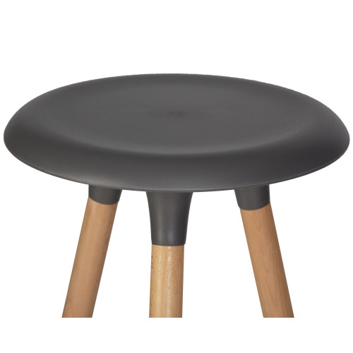 652PP-LMZL ROYCE, цвет сиденья темно-серый (GR-04), цвет основания светлый бук