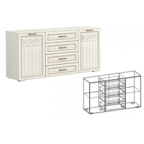 Комод комбинированный Виктория