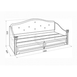Софа "Акварель"