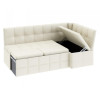 Скамья угловая со спальным местом «Домино» (Кашемир крем)