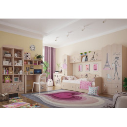 Шкаф комбинированный "Амели" (с ящ. 2-створчатый)