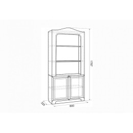 Стеллаж "Акварель"