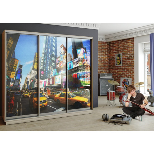 Шкаф-купе ЛЕО (манхеттен)