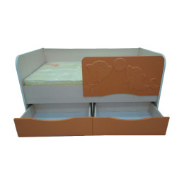 Детская кровать Дельфин-2 МДФ 1,6 м.