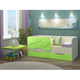 Детская кровать Дельфин-2 МДФ 1,6 м.