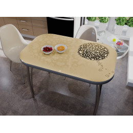 Стол со стеклом "Нежность"