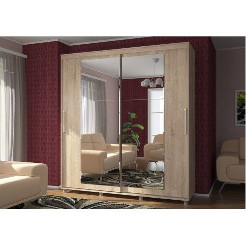 Шкаф-купе Комфорт-12 ПРАЙМ 2,0 м (прямоугольные)
