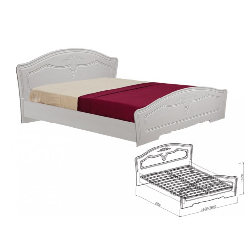 Ева кровать №1 1400 (с основанием)