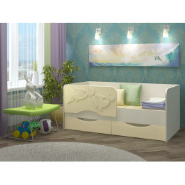 Детская кровать Дельфин-2 МДФ 1,6 м.