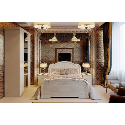 Шкаф для одежды и белья с 3-мя глухими дверями Лорена