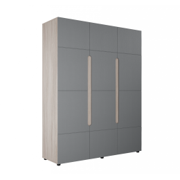 Шкаф трехстворчатый "Палермо-3" (Графит)