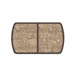 Стол обеденный раздвижной со стеклом "Экстра 2" (венге)