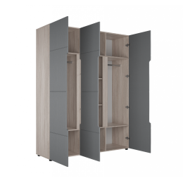 Шкаф трехстворчатый "Палермо-3" (Графит)