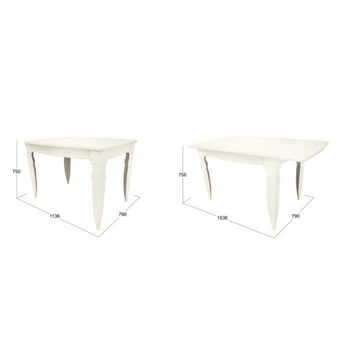 Стол обеденный раскладной Неаполь Тип 1