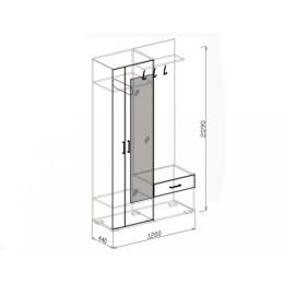 Прихожая "Стиль-1"