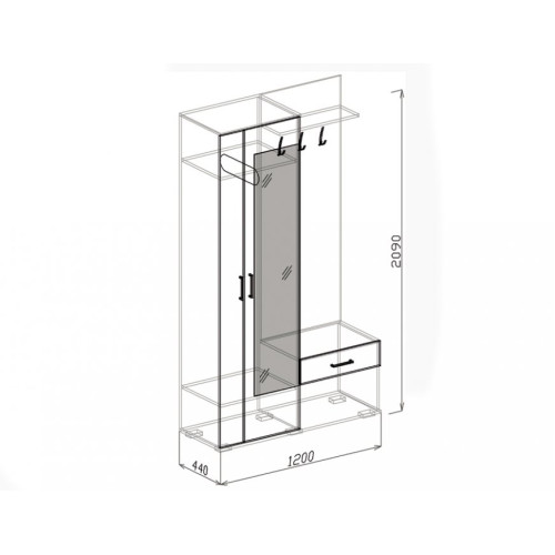 Прихожая Стиль-1