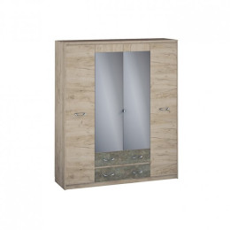 Шкаф 4-х створчатый с ящиками "Дакота" (540)