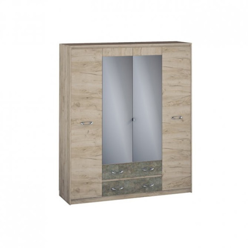 Шкаф 4-х створчатый с ящиками Дакота (540)