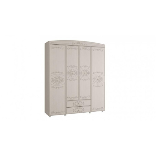 Шкаф 4-х дверный комбинированный Каролина