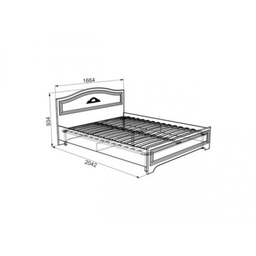 Кровать 1.6 Белла (комфорт)